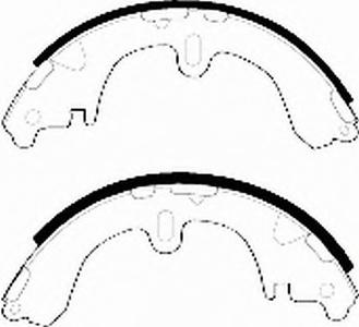 Комплект тормозных колодок FERODO FSB321