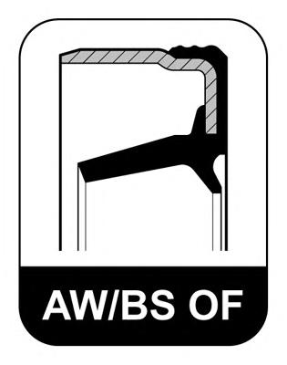 Уплотняющее кольцо, коленчатый вал ELRING