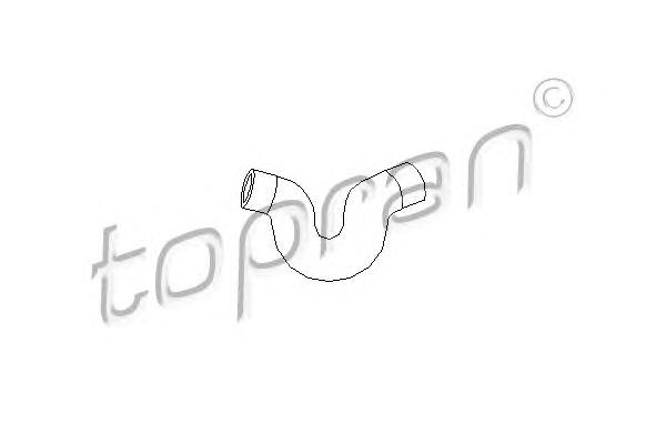 Патрубок системы охлаждения TOPRAN