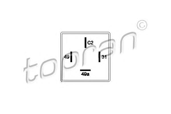 Реле аварийной световой сигнализация TOPRAN