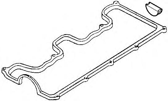 Комплект прокладок, крышка головки цилиндра ELRING