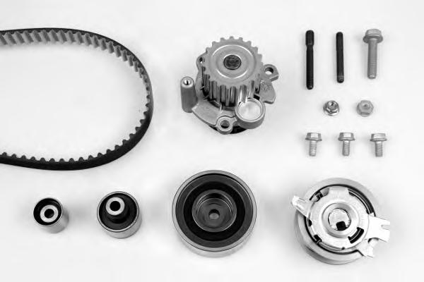 Водяной насос + комплект зубчатого ремня HEPU