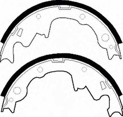 Комплект тормозных колодок FERODO