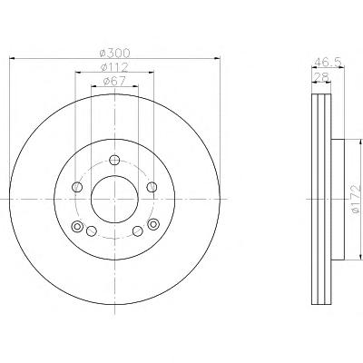 Тормозной диск TEXTAR
