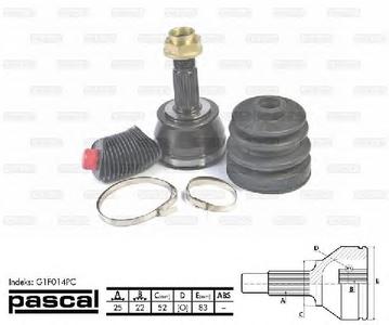 ШРУС PASCAL G1F014PC