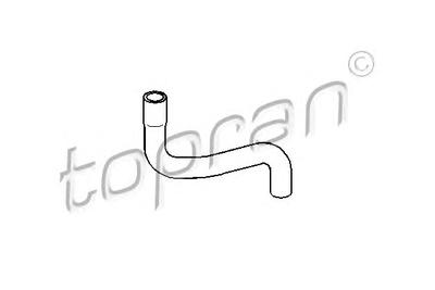 Патрубок системы охлаждения TOPRAN 109 015