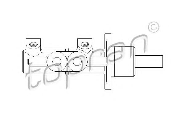 Главный тормозной цилиндр TOPRAN