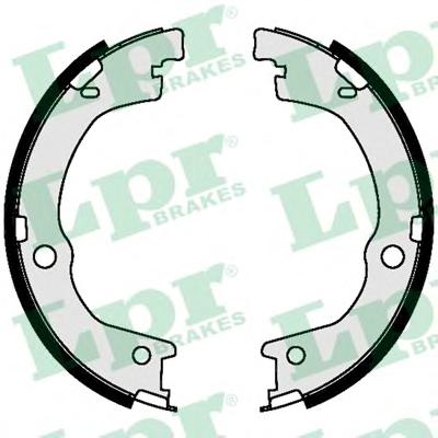 Комплект тормозных колодок, стояночная тормозная система LPR