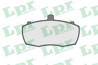 Комплект тормозных колодок, дисковый тормоз LPR 05P261