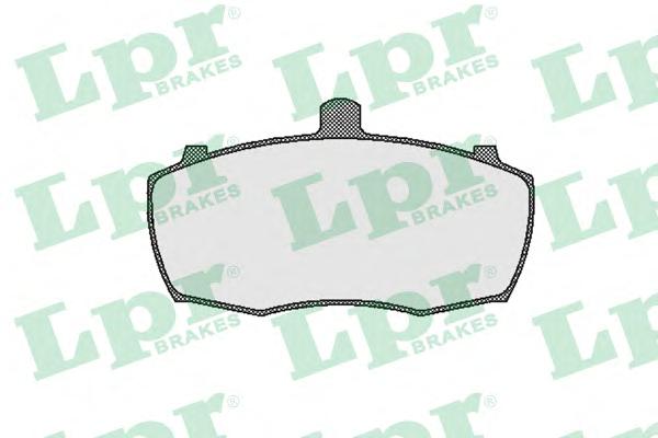 Комплект тормозных колодок, дисковый тормоз LPR