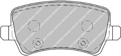 Комплект тормозных колодок, дисковый тормоз FERODO FDB1918