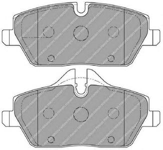 Комплект тормозных колодок, дисковый тормоз FERODO FDB1747