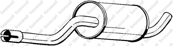 Средний глушитель выхлопных газов BOSAL