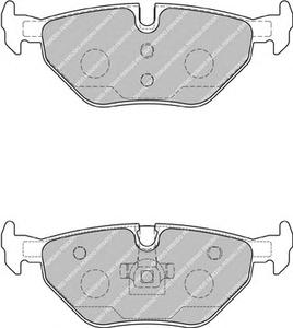 Комплект тормозных колодок, дисковый тормоз FERODO FDB1867