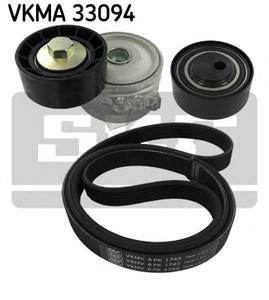 Поликлиновой ременный комплект SKF VKMA 33094
