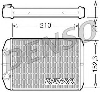 Теплообменник, отопление салона DENSO DRR09073