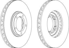 Тормозной диск FERODO
