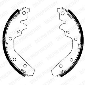 Комплект тормозных колодок DELPHI