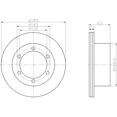 Тормозной диск TEXTAR