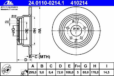 Тормозной диск ATE 24.0110-0214.1