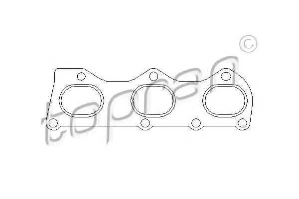 Прокладка, выпускной коллектор TOPRAN