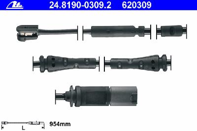 Датчик износа тормозных колодок ATE 24.8190-0309.2