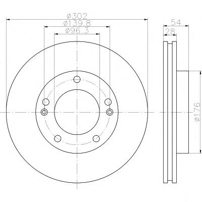 Тормозной диск TEXTAR