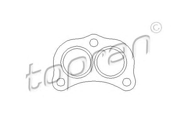 Прокладка, труба выхлопного газа TOPRAN