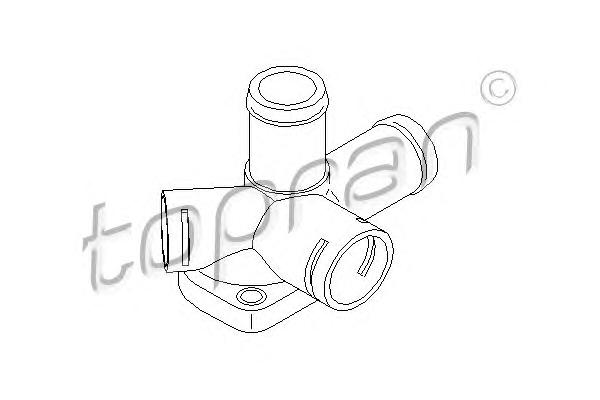 Фланец охлаждающей жидкости TOPRAN