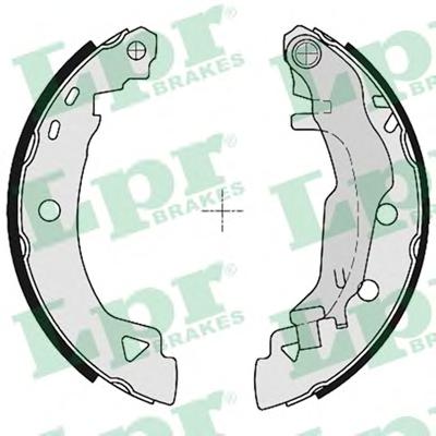 Комплект тормозных колодок LPR