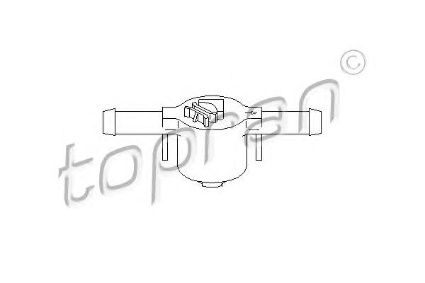 Клапан, топливный фильтр TOPRAN