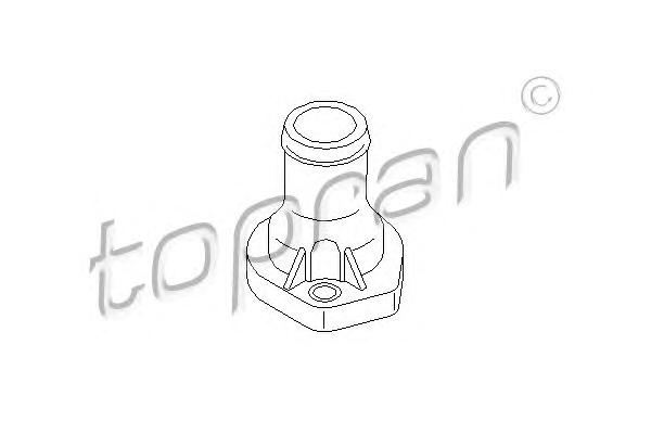 Фланец охлаждающей жидкости TOPRAN