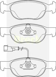 Комплект тормозных колодок, дисковый тормоз BRECK 21930 00 702 10