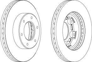 Тормозной диск FERODO DDF991