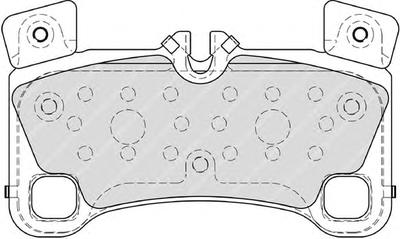 Комплект тормозных колодок, дисковый тормоз FERODO FDB4065