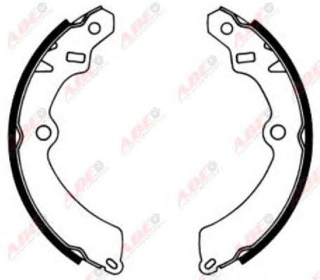 Комплект тормозных колодок ABE