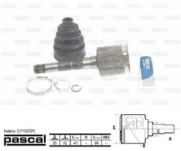 ШРУС PASCAL G7Y003PC