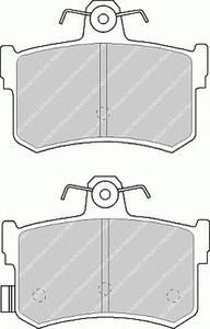 Комплект тормозных колодок, дисковый тормоз FERODO FDB917