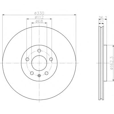 Тормозной диск TEXTAR