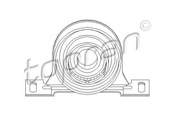 Подвеска, карданный вал TOPRAN