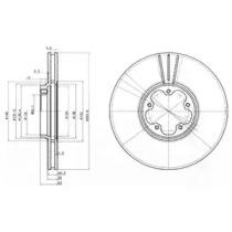 Тормозной диск DELPHI BG3504