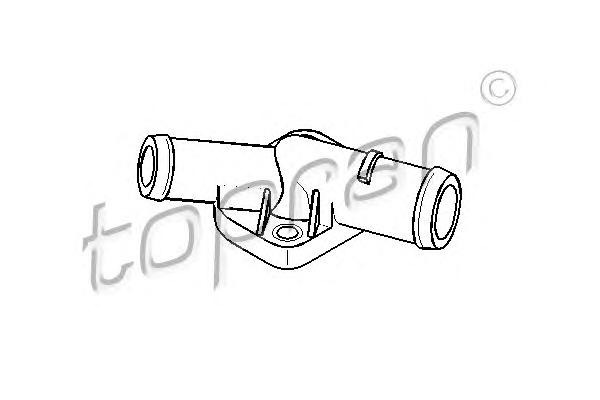 Фланец охлаждающей жидкости TOPRAN