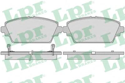 Комплект тормозных колодок, дисковый тормоз LPR 05P1036