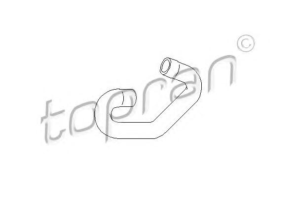 Патрубок системы охлаждения TOPRAN