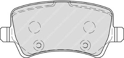 Комплект тормозных колодок, дисковый тормоз FERODO FDB4237
