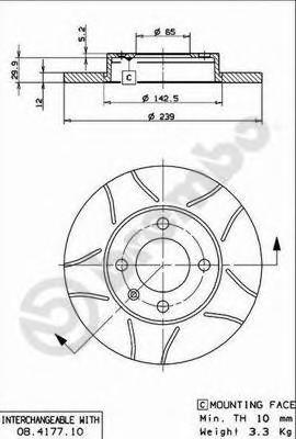Тормозной диск BREMBO