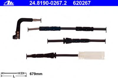 Датчик износа тормозных колодок ATE 24.8190-0267.2