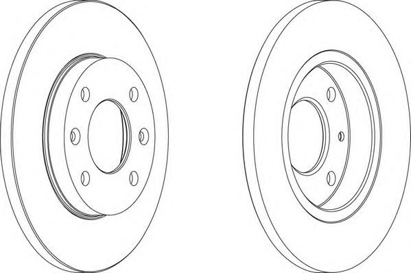 Тормозной диск FERODO