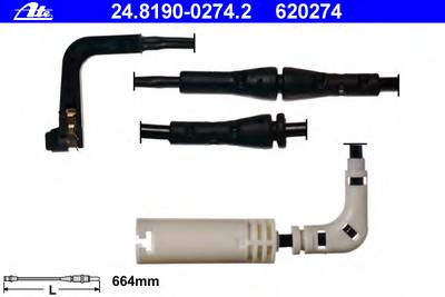 Датчик износа тормозных колодок ATE 24.8190-0274.2