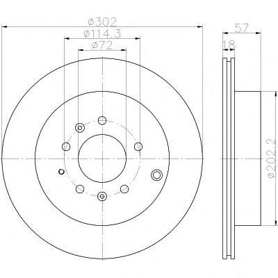 Тормозной диск TEXTAR
